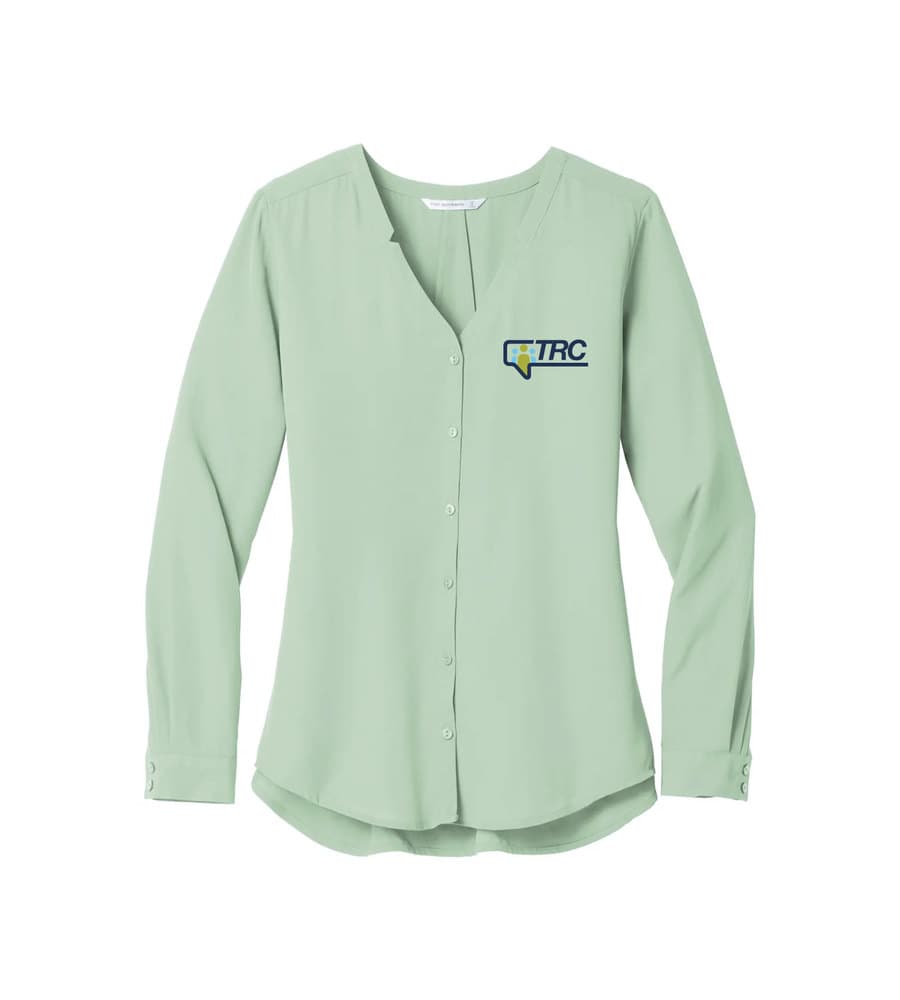 Port Authority Ladies Long Sleeve Blouse